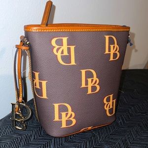 Dooney & Bourke Monogram Small Zip Satchel - never used. Tags still on.